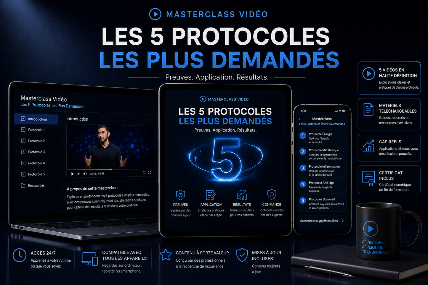 Masterclass vidéo : Les 5 protocoles les plus demandés|FR