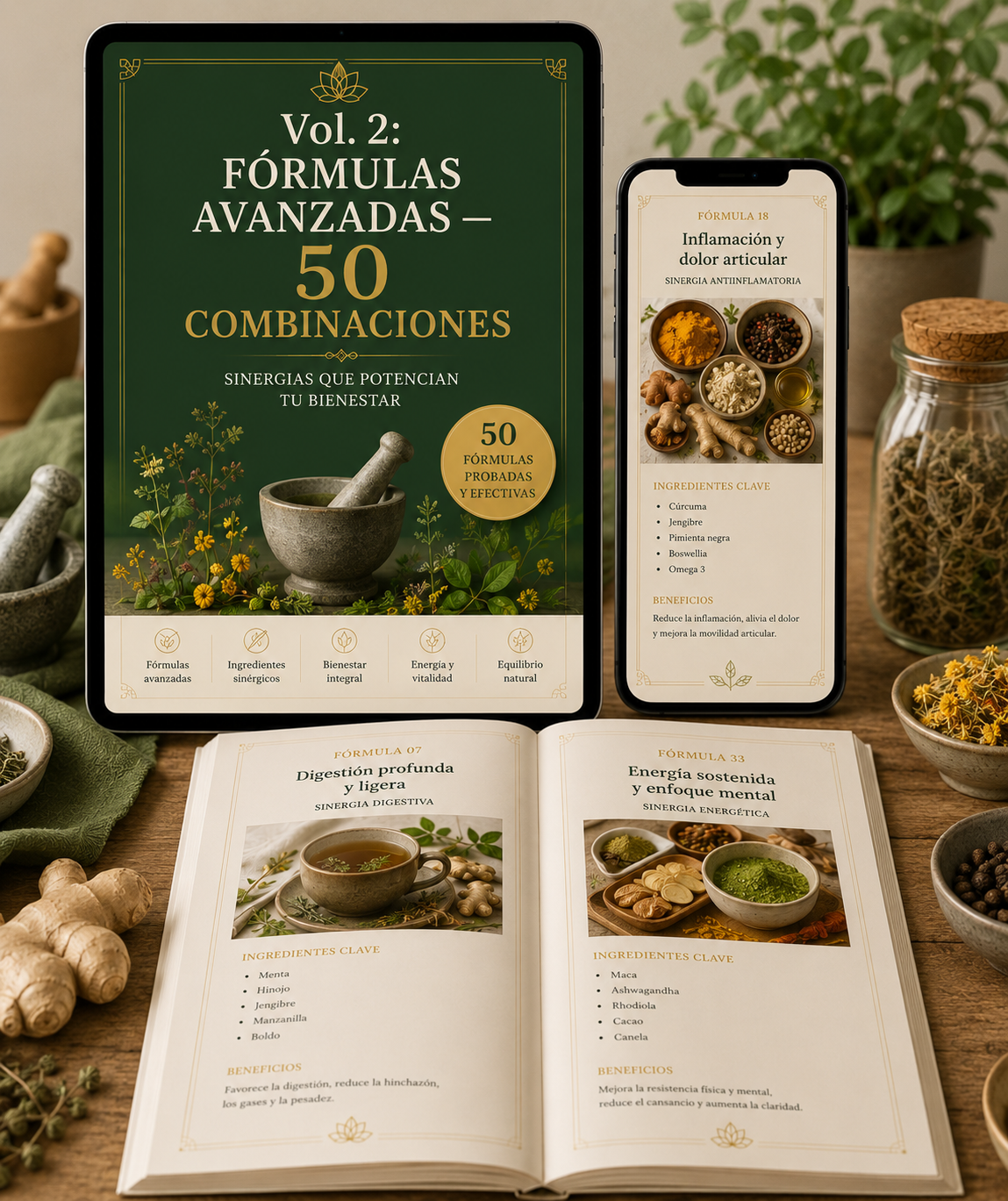 Vol. 2: Fórmulas Avanzadas — 50 Combinaciones