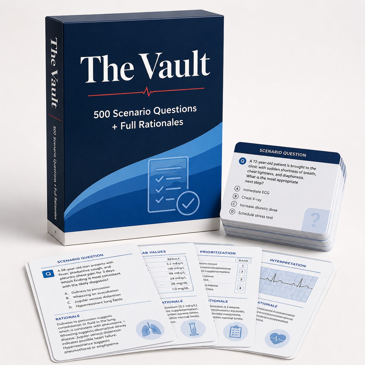 The Vault: 225 Scenario Questions + Full Rationales