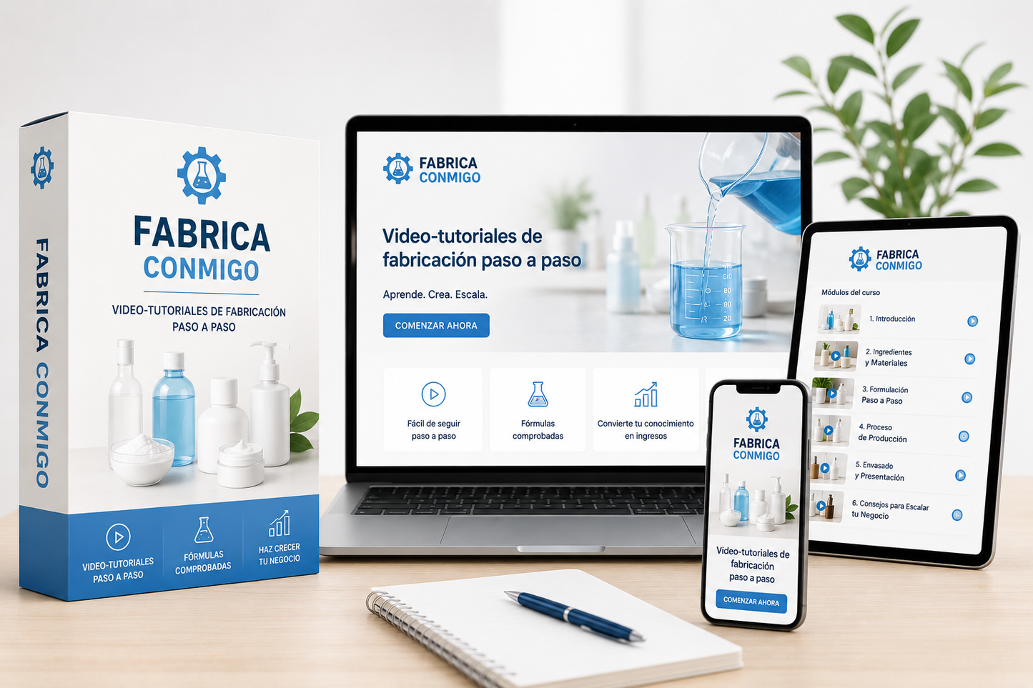Fabrica Conmigo — Video-tutoriales de fabricación paso a paso