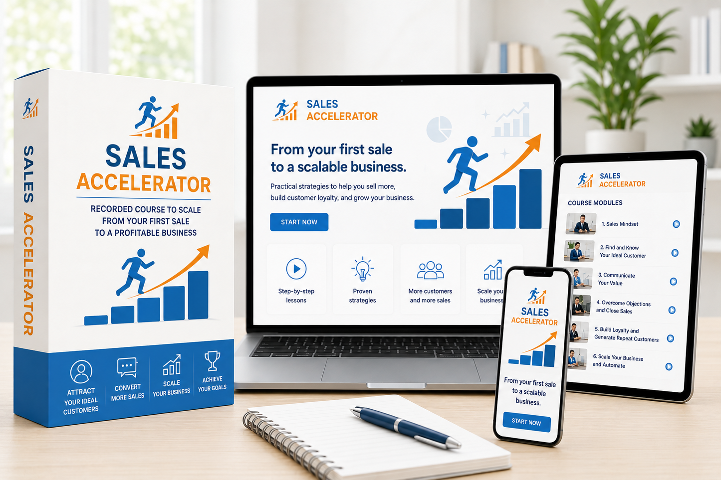 Sales Accelerator — From Your First Sale to a Scalable Business