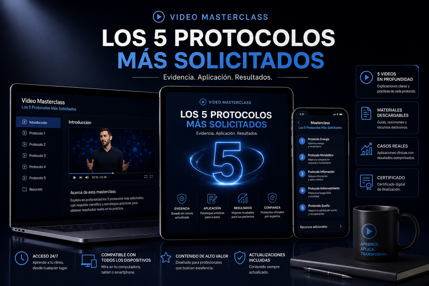 Masterclass en Video: Los 5 Protocolos Más Pedidos
