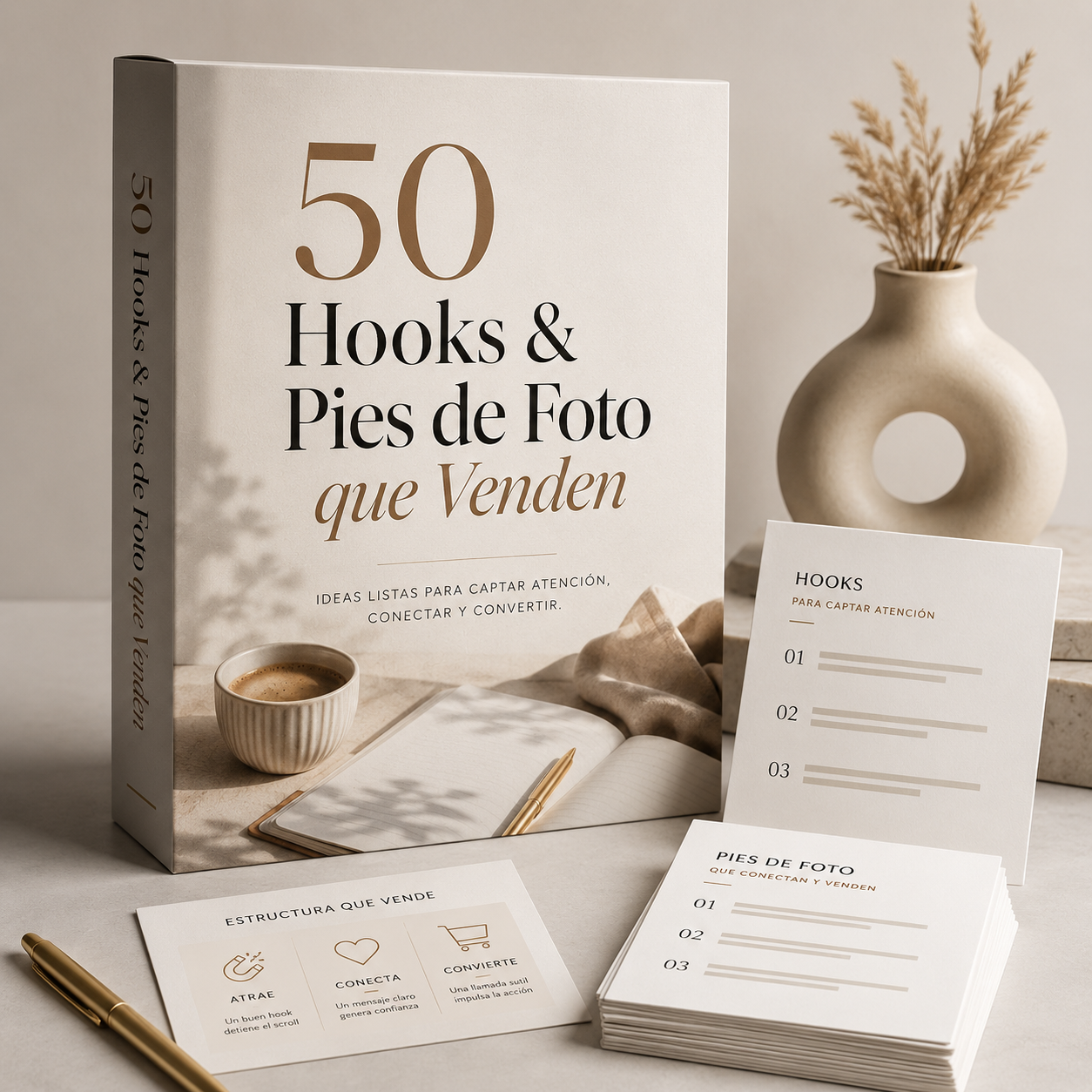 50 Hooks & Pies de Foto que Venden