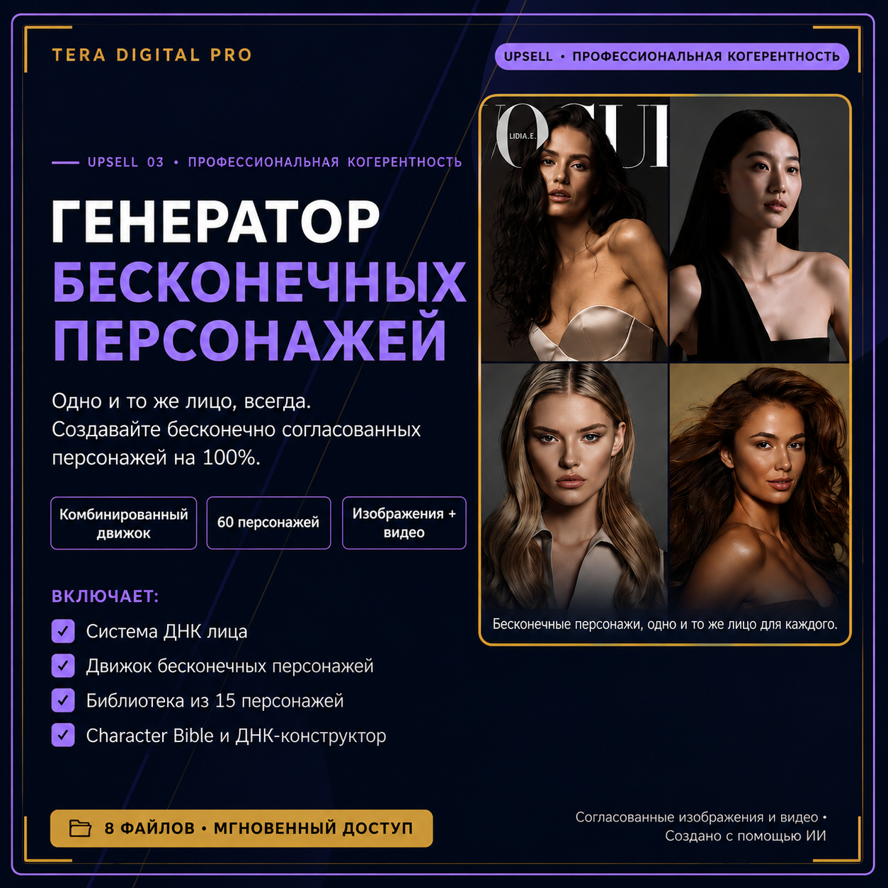 БЕСКОНЕЧНЫЙ ГЕНЕРАТОР ПЕРСОНАЖЕЙ | Клонируйте любое лицо и сохраните его неизменным навсегда | UP