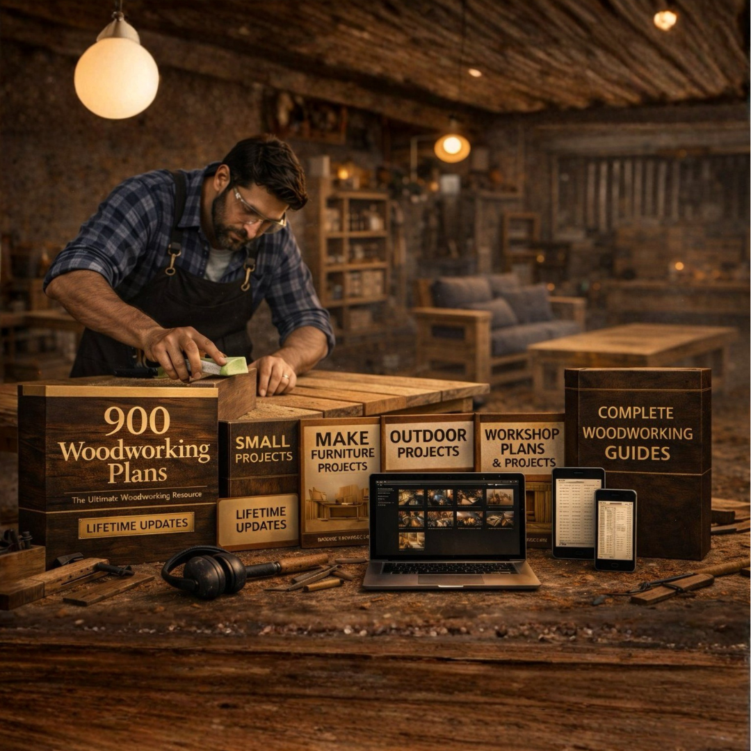 WoodMaster 900 – Professional Woodworking Plans Pack