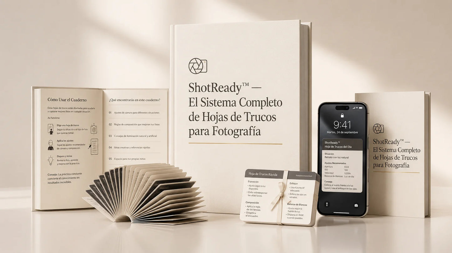 ShotReady: Domina tu Cámara en Modo Manual