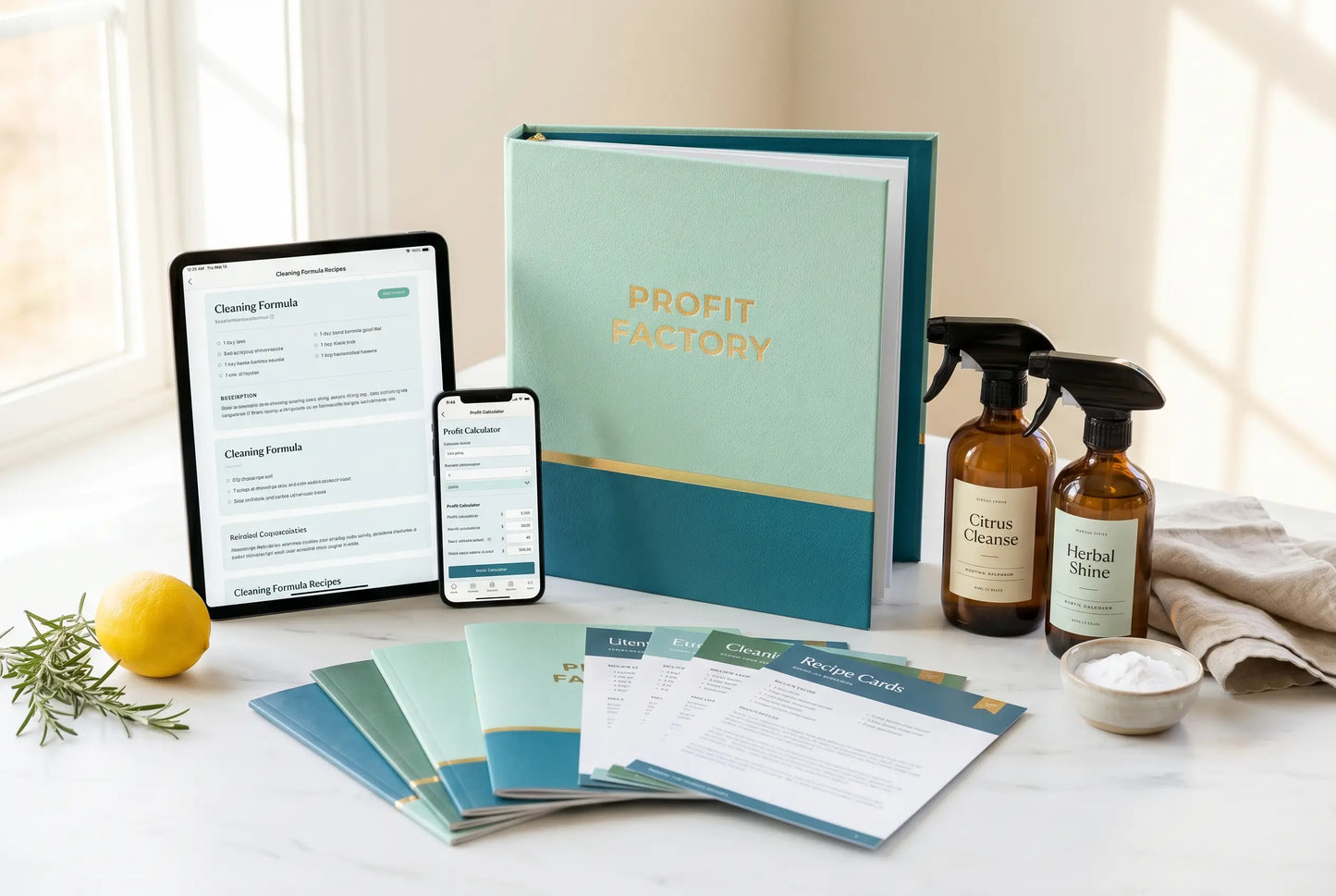 Profitable Factory — 400+ Formulas to Manufacture and Sell Cleaning Products