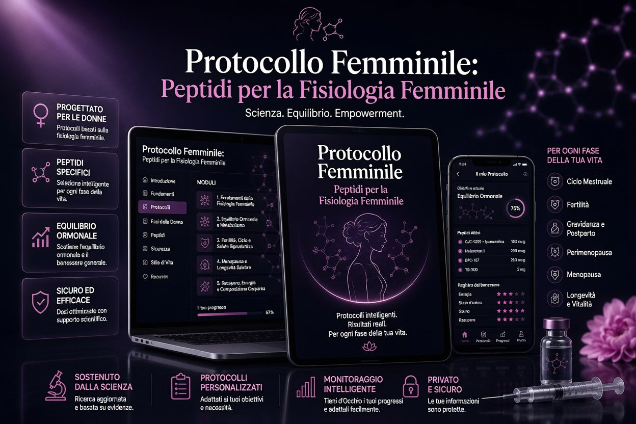 Protocollo Donna: Peptidi per la Fisiologia Femminile