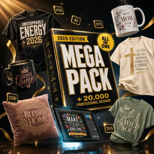 🔥 MEGA BUNDLE PREMIUM SUBLIMATION + 6 BONUS 🔥